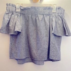 Lulus off the shoulder shirt